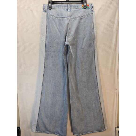 Daily Blue Easy Wide Leg Jeans Womens Size 28 Light Denim Easy Pant Pacific - Picture 10 of 15